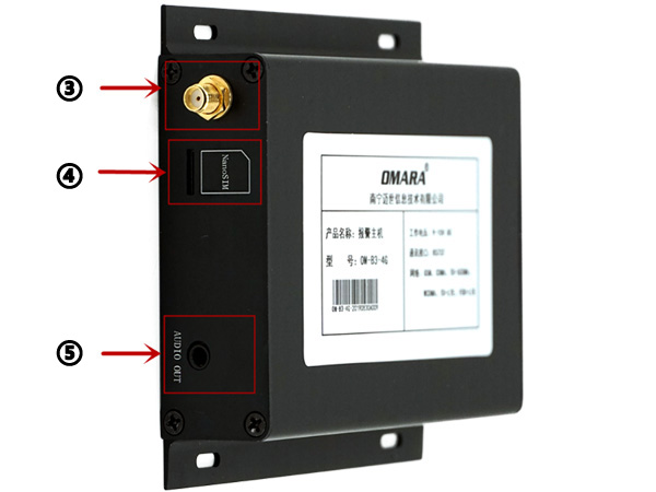 邁世多功能語音合成報警主機(jī)OM-B5-4G